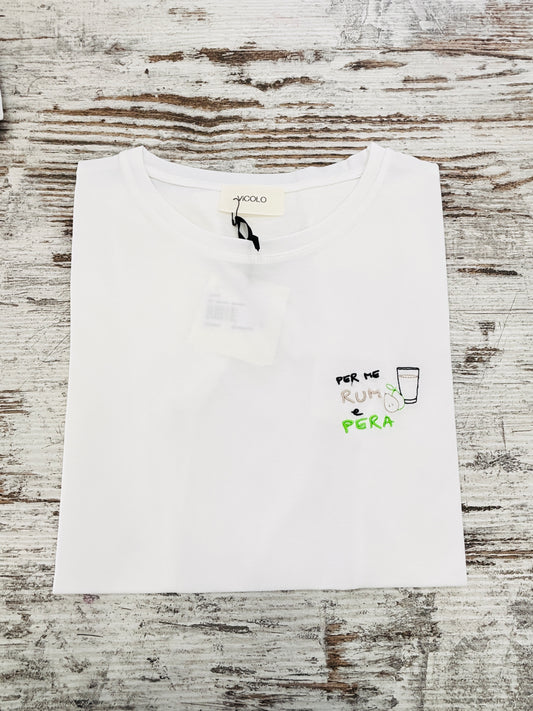 T-SHIRT PER ME RUM E PERA VICOLO