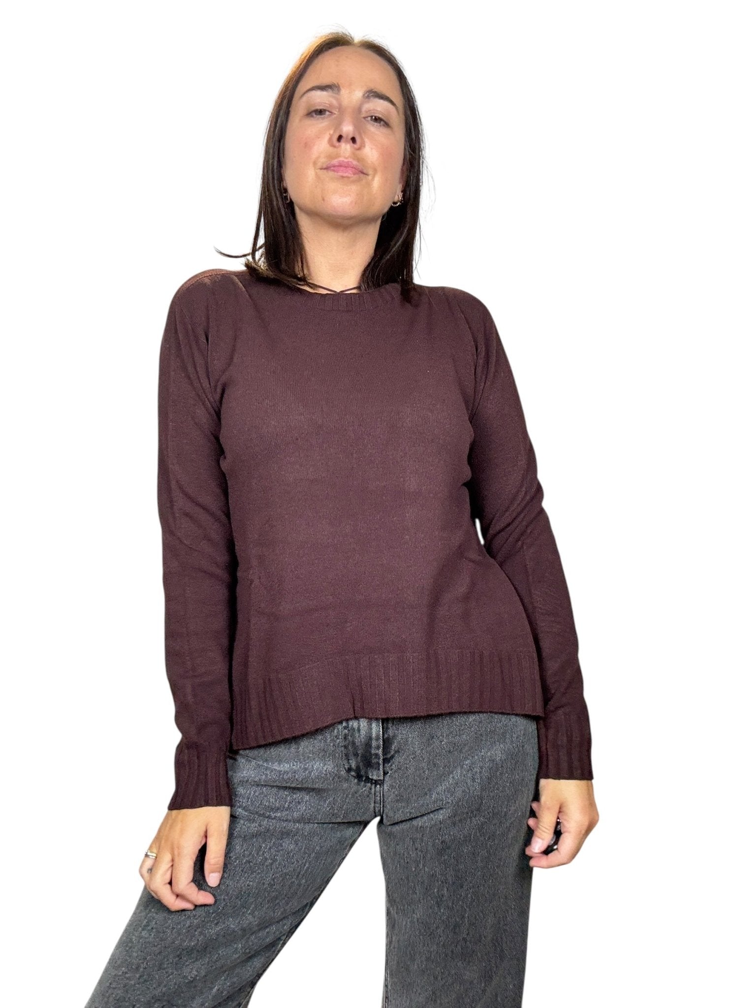 MAGLIA SPACCO DIETRO KONTATTO - XE BLU ABBIGLIAMENTO