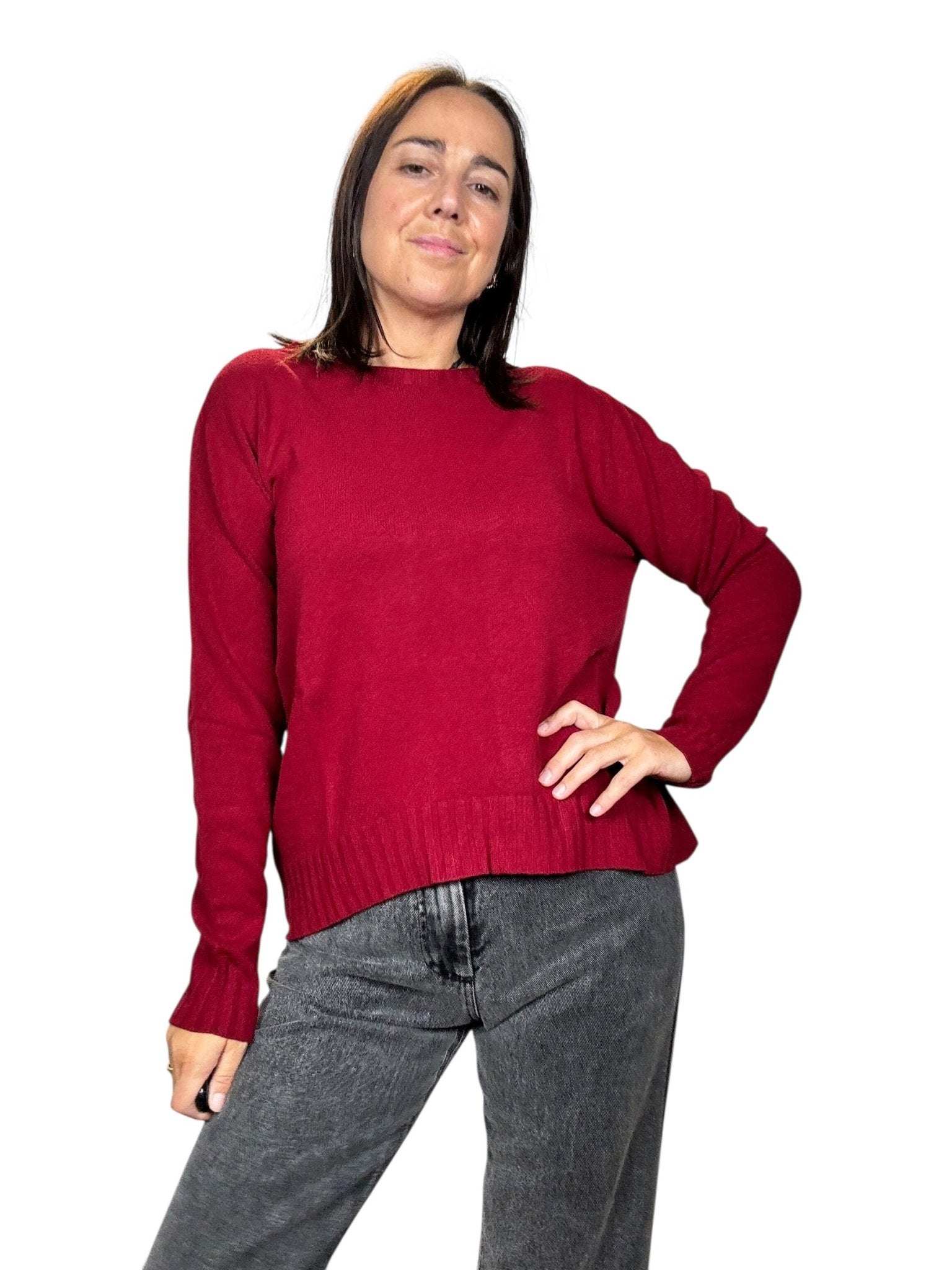 MAGLIA SPACCO DIETRO KONTATTO - XE BLU ABBIGLIAMENTO