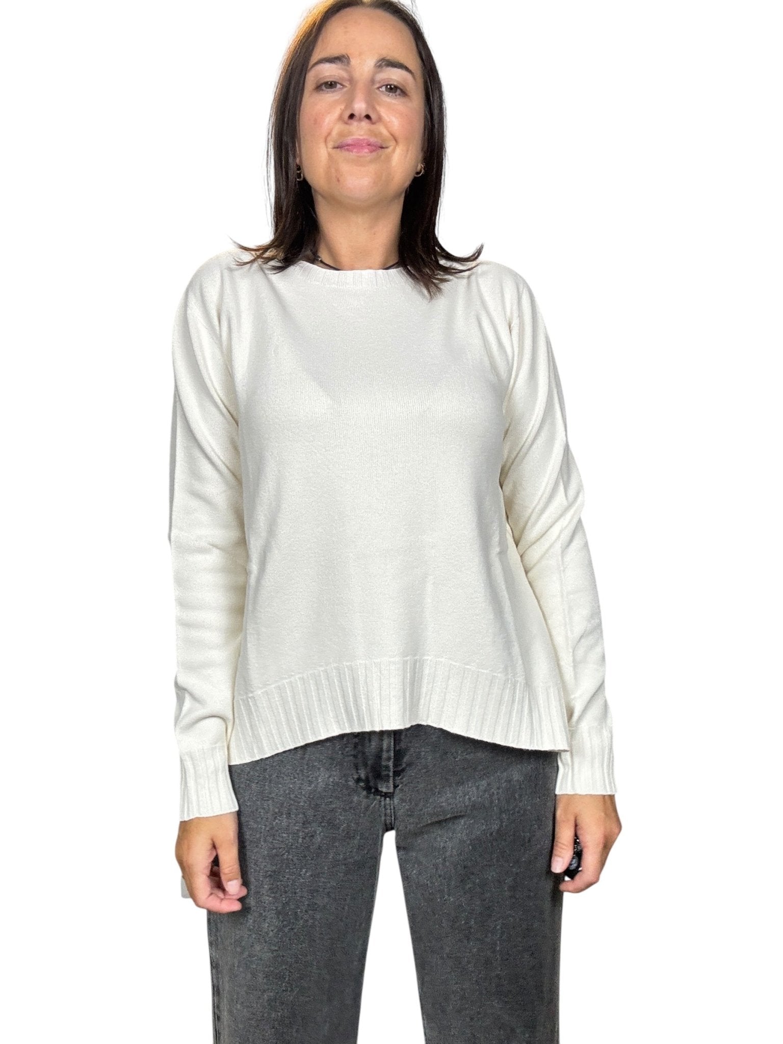 MAGLIA SPACCO DIETRO KONTATTO - XE BLU ABBIGLIAMENTO