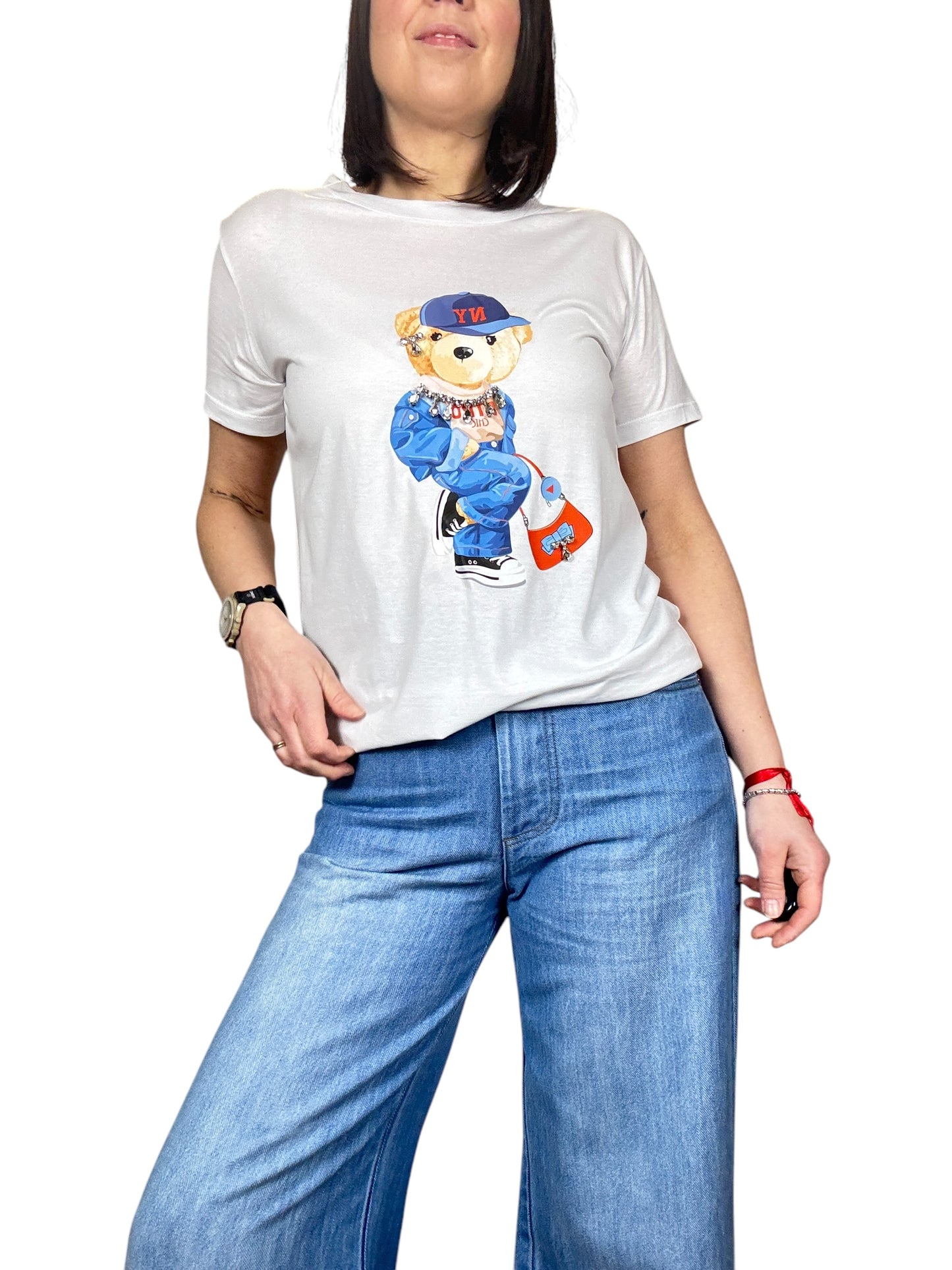 T-SHIRT ORSETTO CON BORSA DIXIE