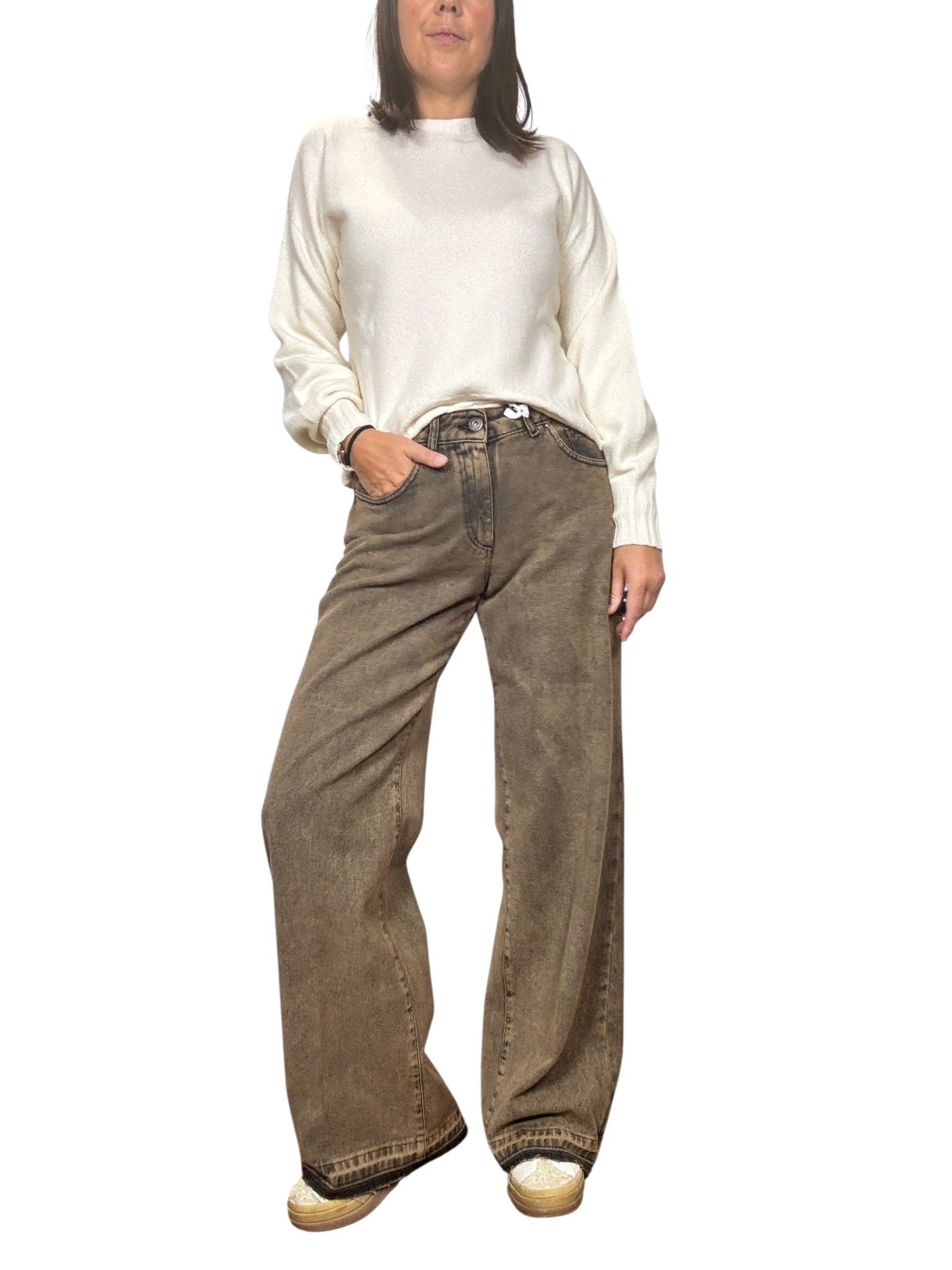 JEANS MARMORIZZATO SUSY MIX - XE BLU ABBIGLIAMENTO