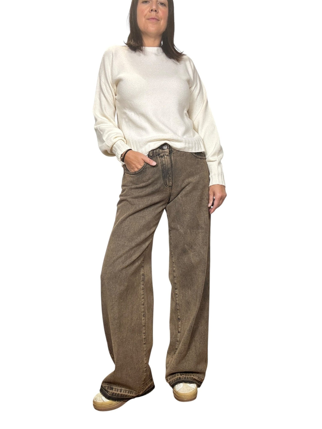 JEANS MARMORIZZATO SUSY MIX - XE BLU ABBIGLIAMENTO