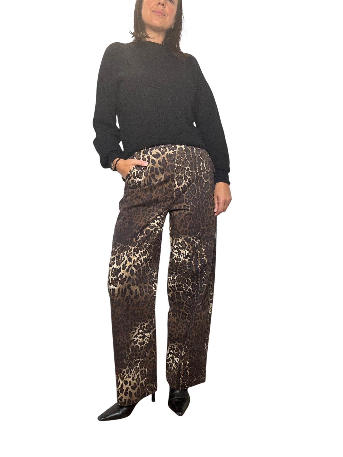 JEANS A PALAZZO MACULATO SUSY MIX