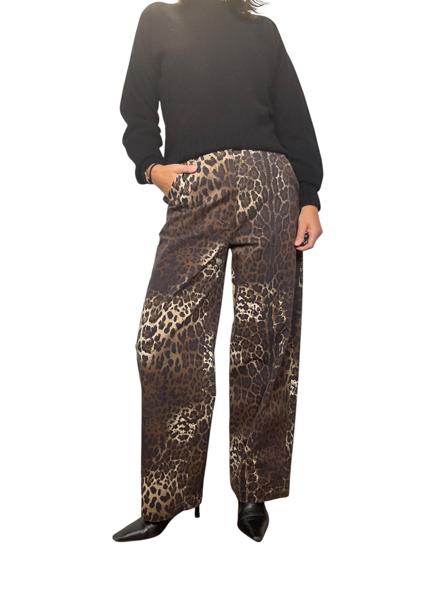 JEANS A PALAZZO MACULATO SUSY MIX