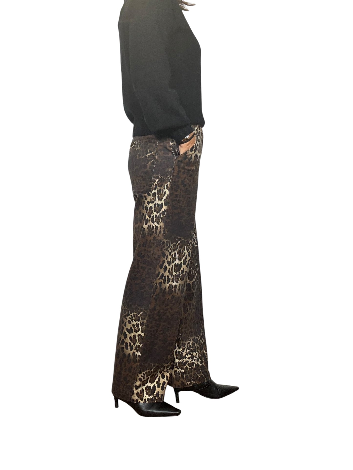 JEANS A PALAZZO MACULATO SUSY MIX