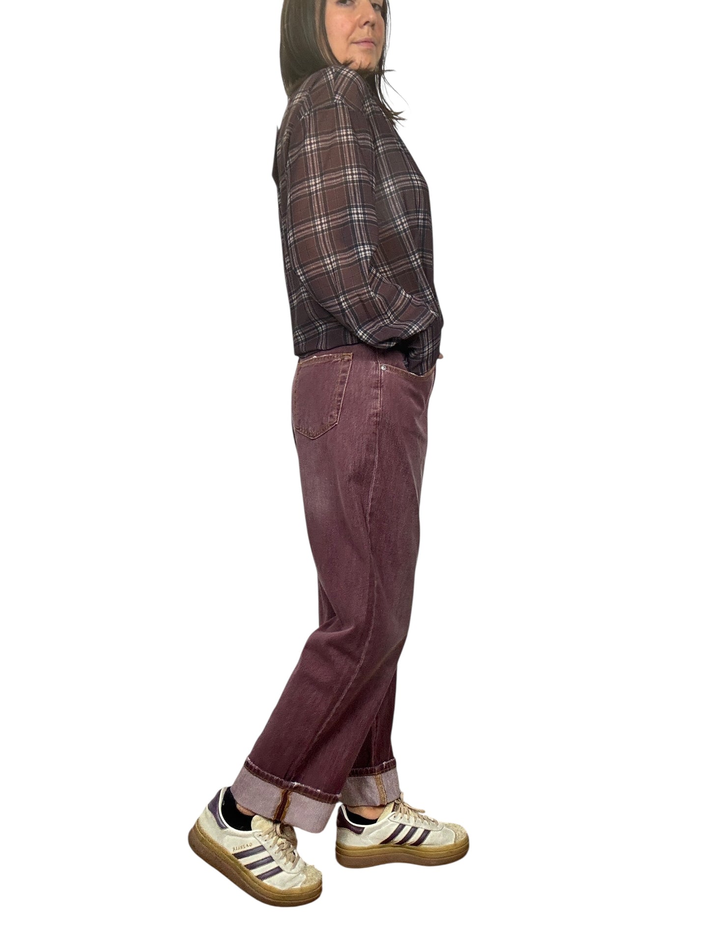 JEANS BORDEAUX SUSY MIX