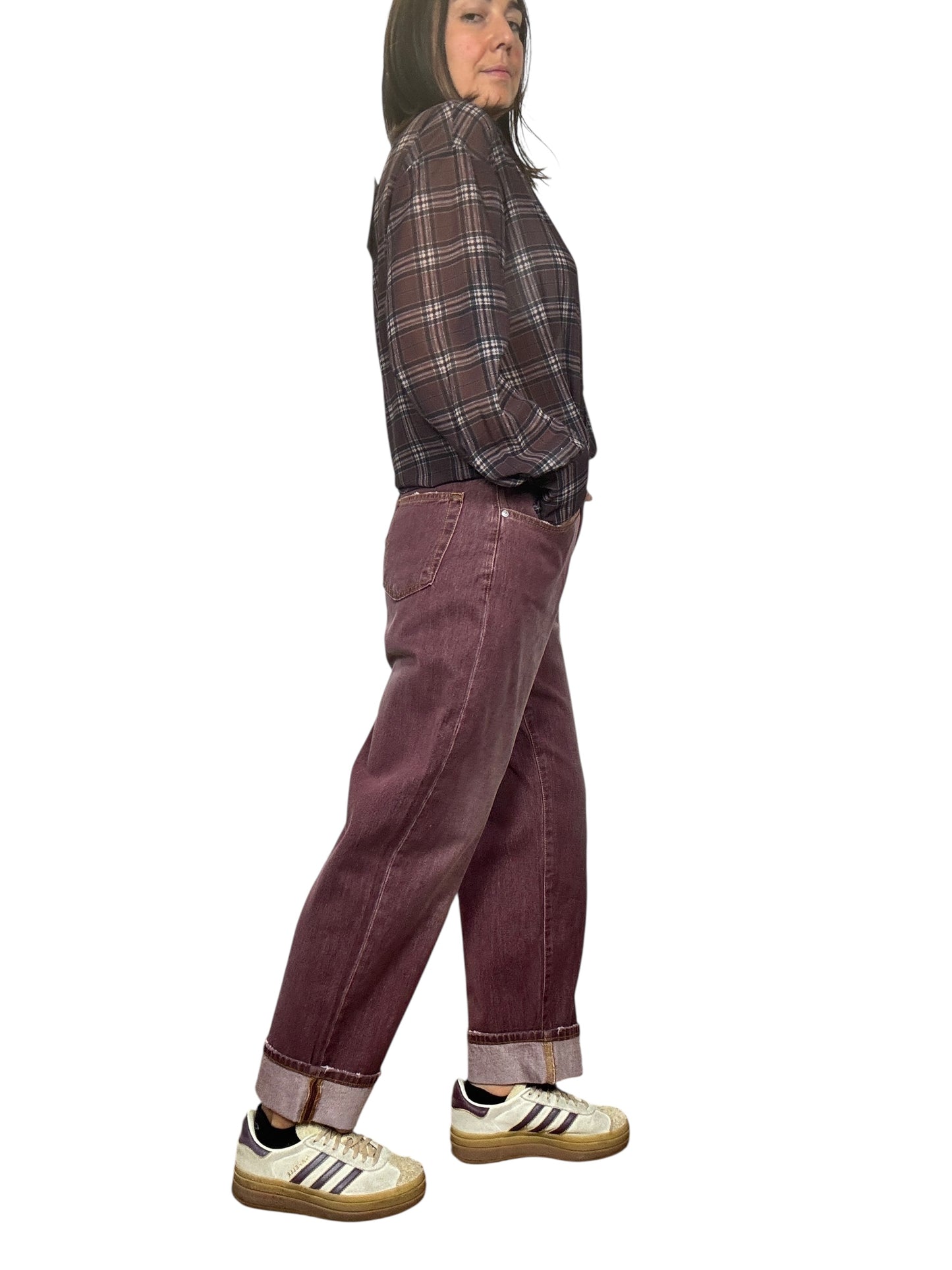JEANS BORDEAUX SUSY MIX