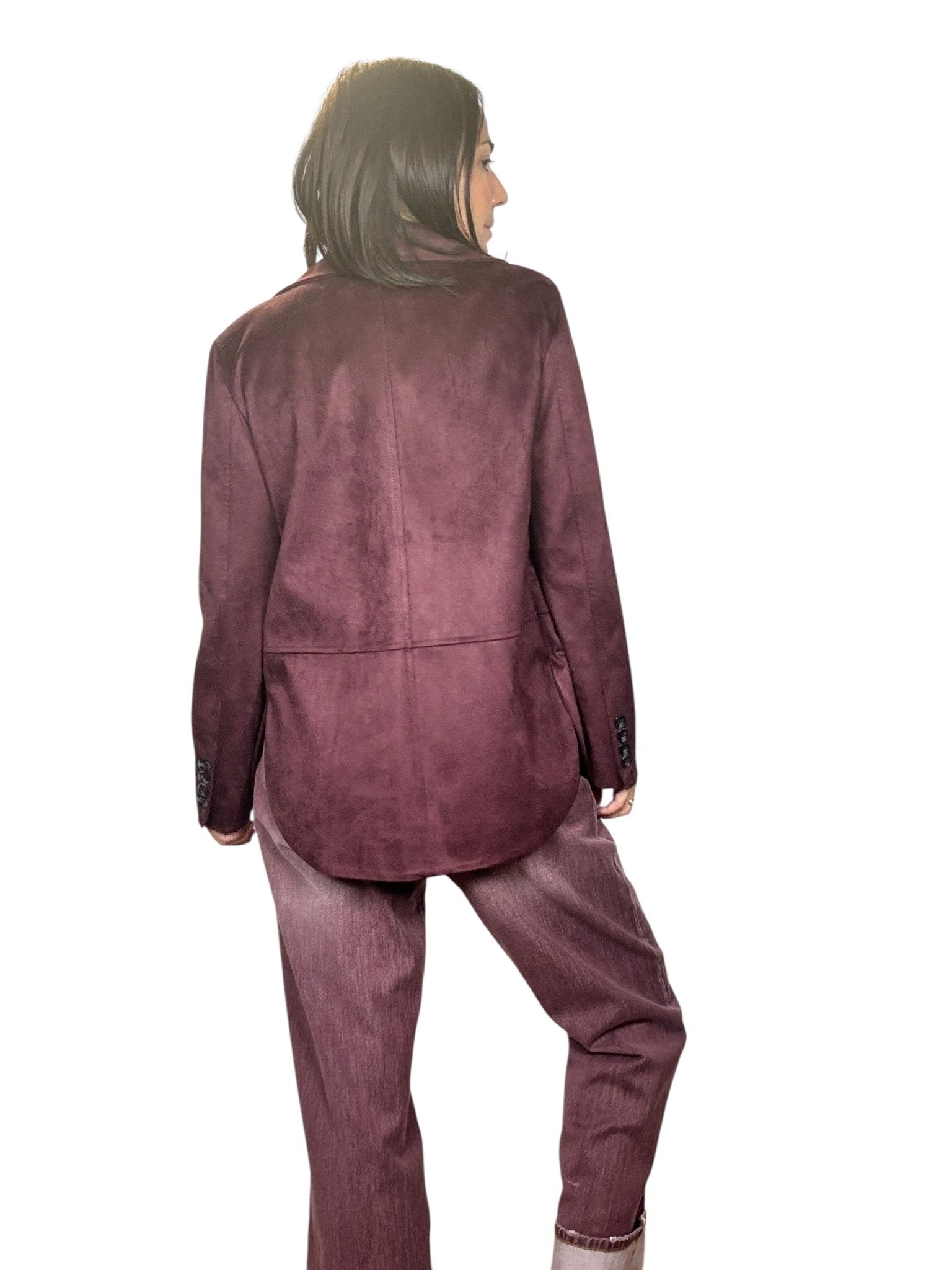 GIACCA A DOPPIOPETTO IN ECODAINETTO SUSY MIX - XE BLU ABBIGLIAMENTO