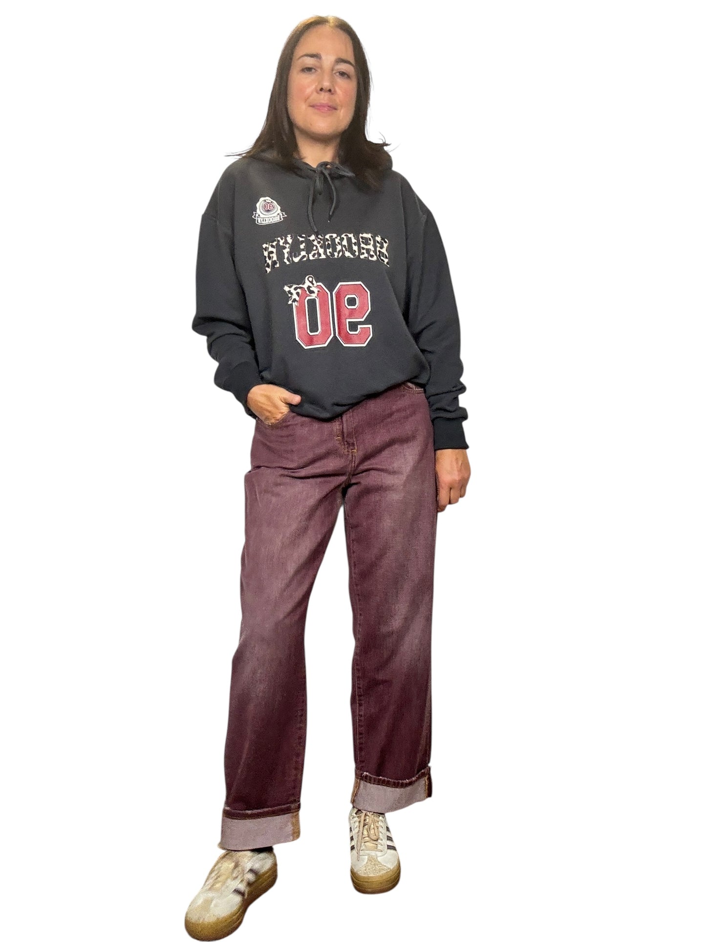 JEANS BORDEAUX SUSY MIX