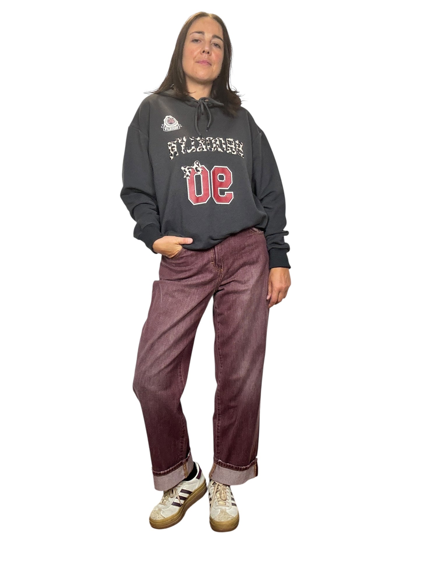 JEANS BORDEAUX SUSY MIX