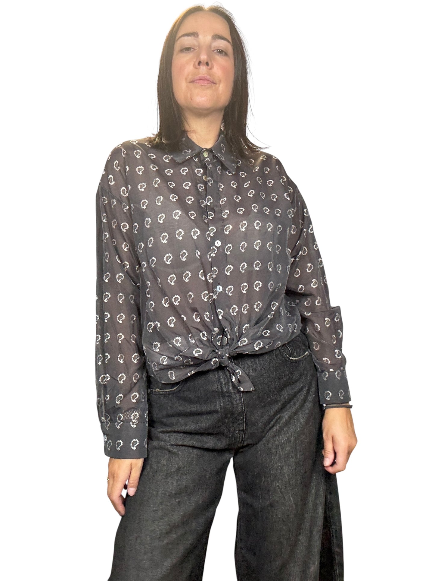 CAMICIA A FANTASIA GEOMETRICA SUSY MIX