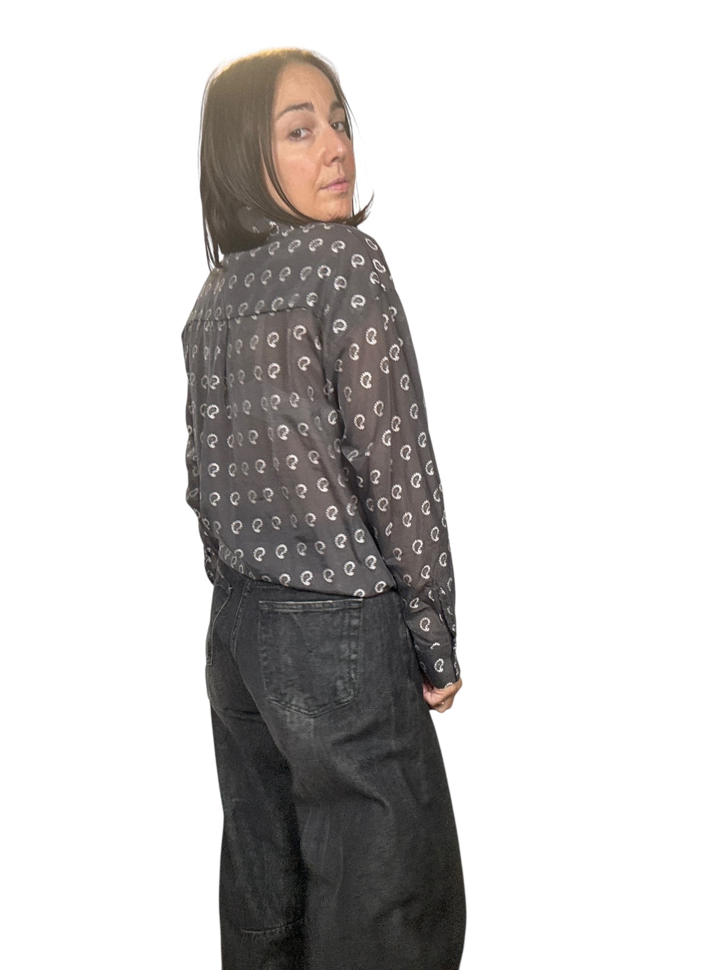 CAMICIA A FANTASIA GEOMETRICA SUSY MIX