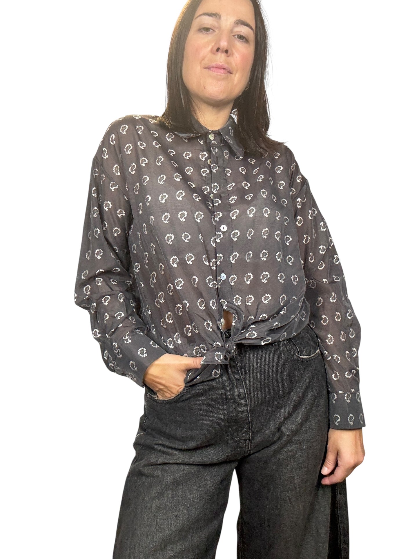 CAMICIA A FANTASIA GEOMETRICA SUSY MIX