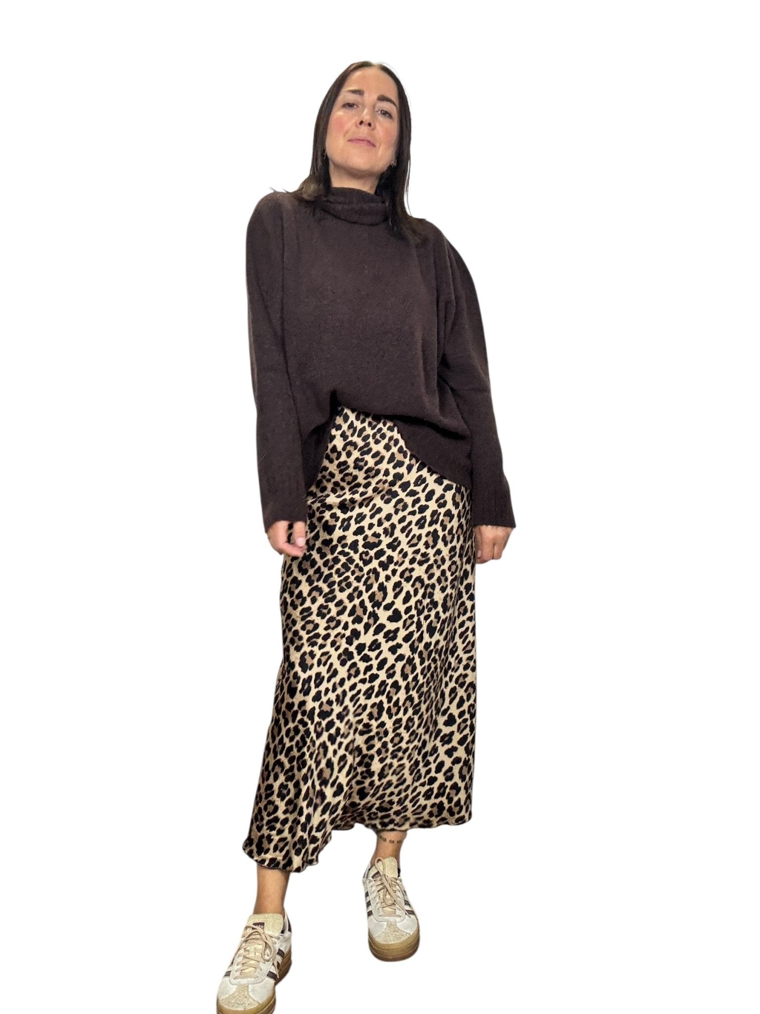 GONNA MIDI MACULATA - XE BLU ABBIGLIAMENTO