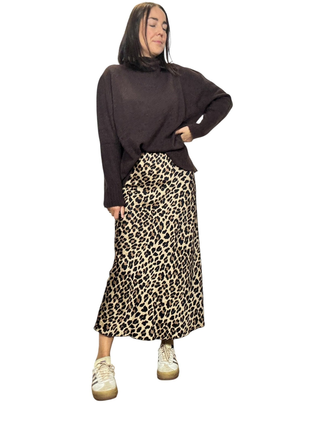 GONNA MIDI MACULATA - XE BLU ABBIGLIAMENTO