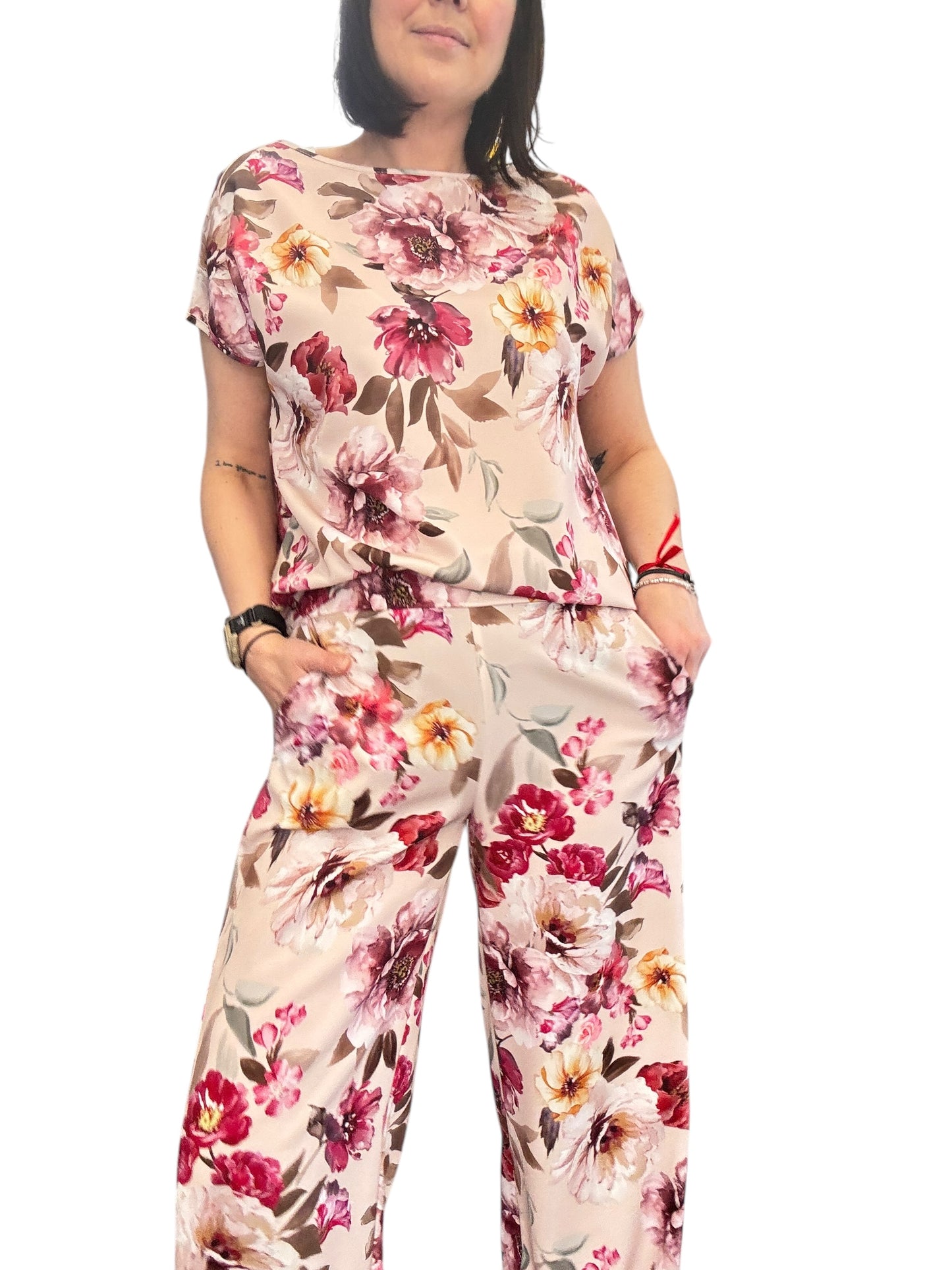 COORDINATO A FIORI SUSY MIX