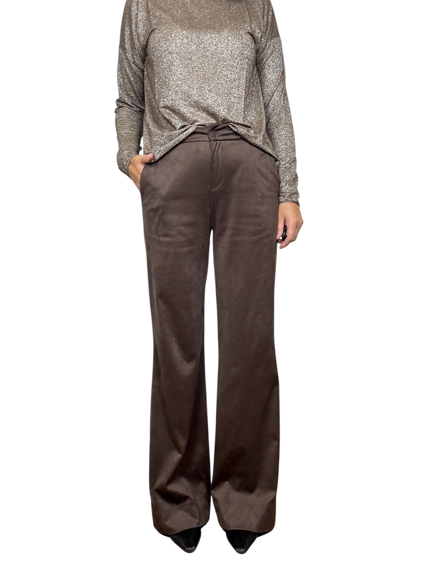 PANTALONE A PALAZZO IN ECODAINETTO SUSY MIX