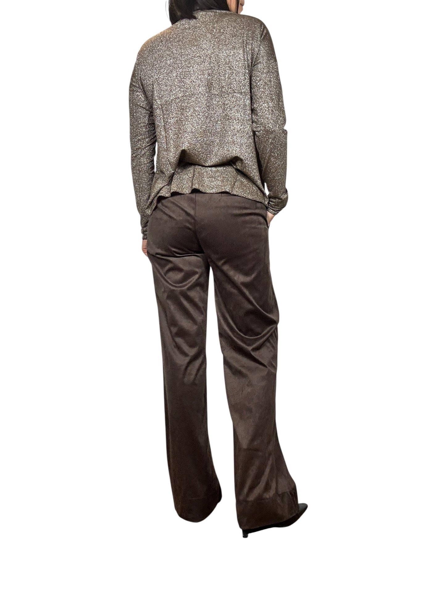 PANTALONE A PALAZZO IN ECODAINETTO SUSY MIX