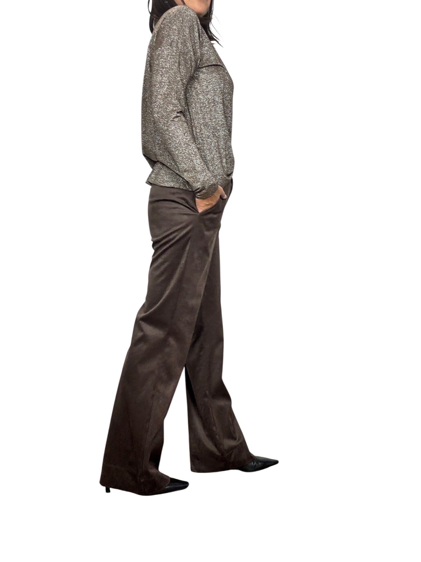 PANTALONE A PALAZZO IN ECODAINETTO SUSY MIX