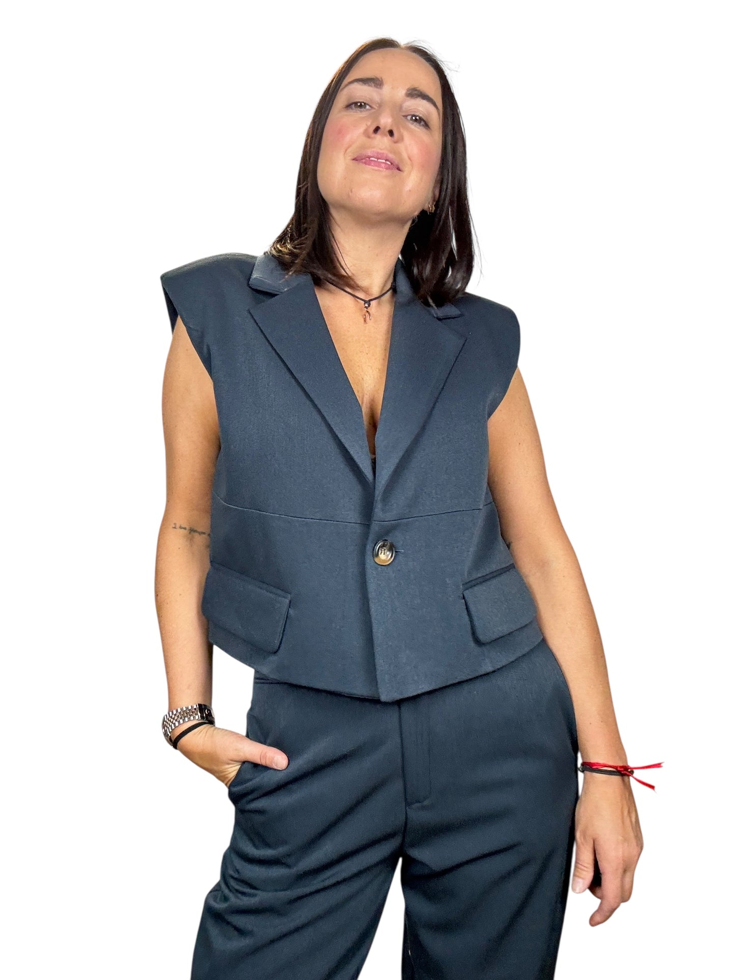TAILLEUR CON GILET SUSY MIX