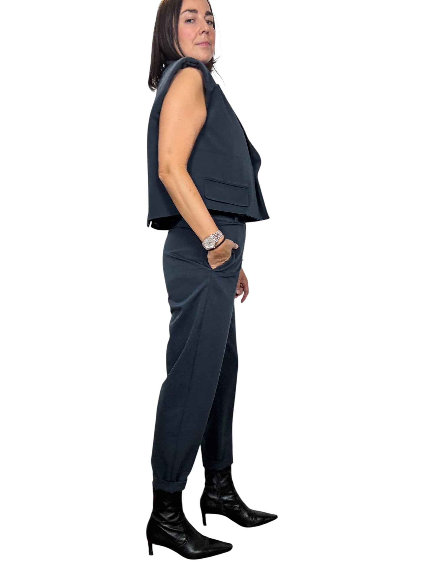TAILLEUR CON GILET SUSY MIX