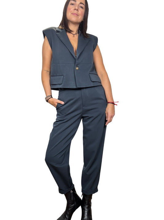 TAILLEUR CON GILET SUSY MIX