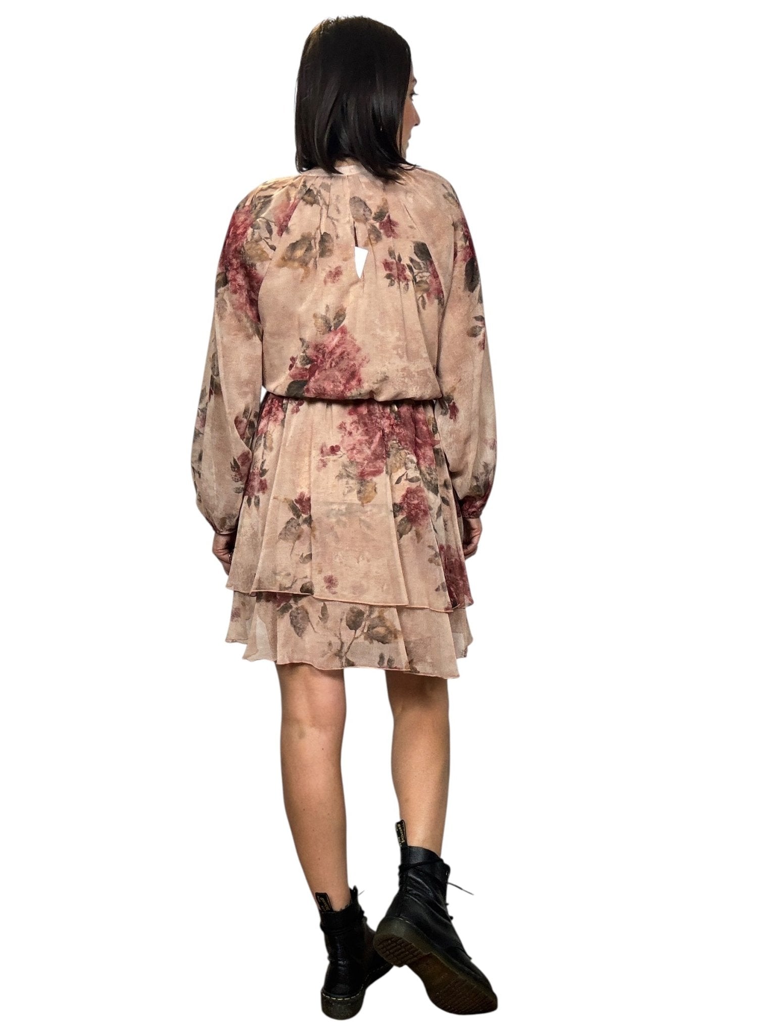 ABITO CORTO A FIORI SUSY MIX - XE BLU ABBIGLIAMENTO