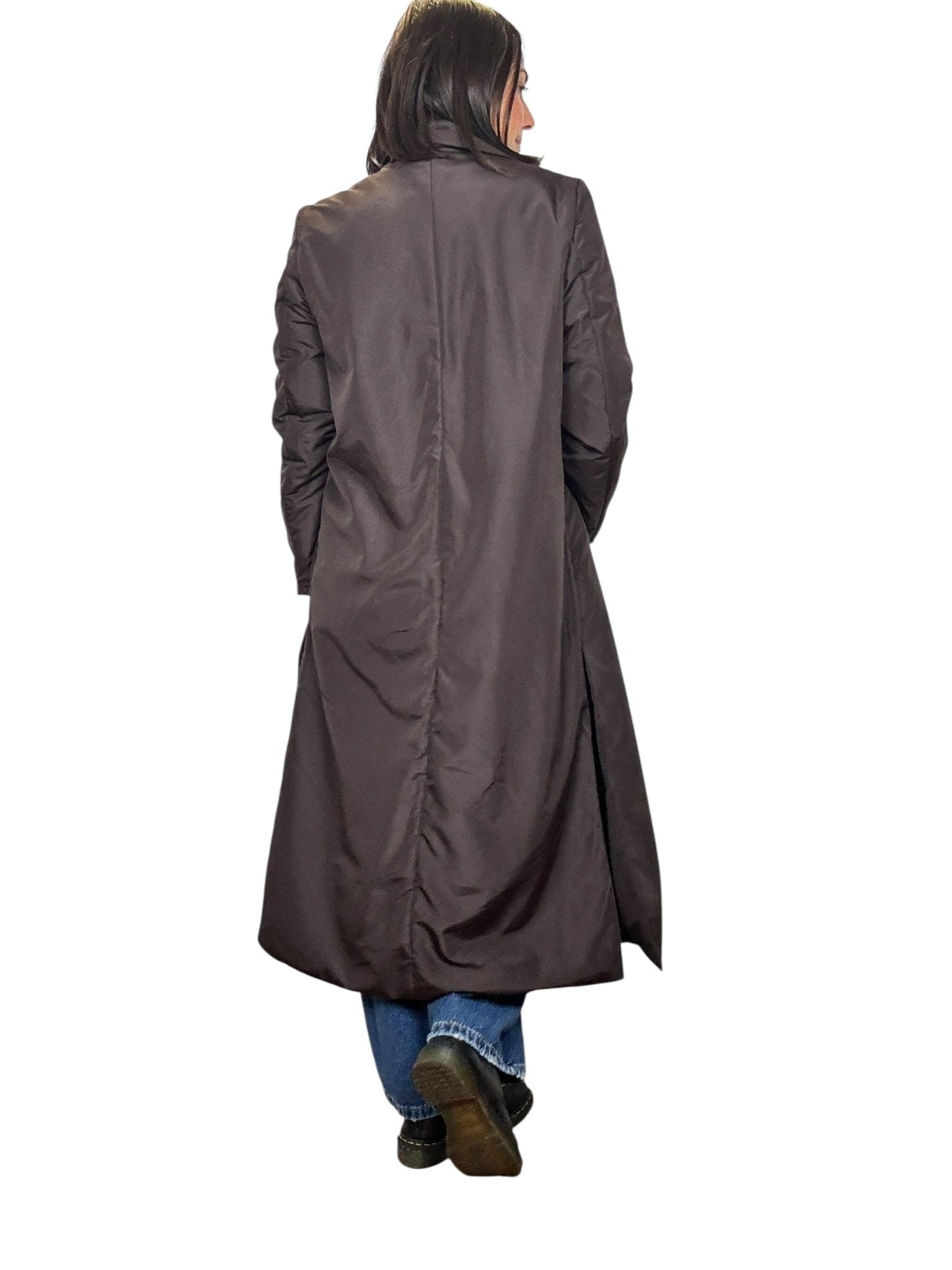 SPOLVERINO LUNGO IN TELA VELA SUSY MIX - XE BLU ABBIGLIAMENTO