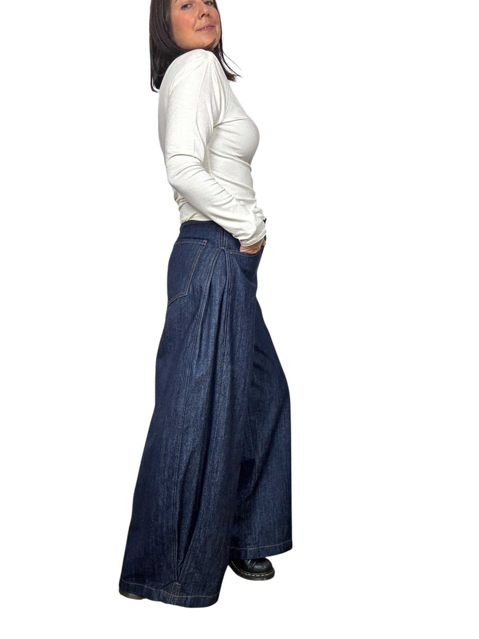 JEANS A PALAZZO LARGHISSIMO SUSY MIX - XE BLU ABBIGLIAMENTO