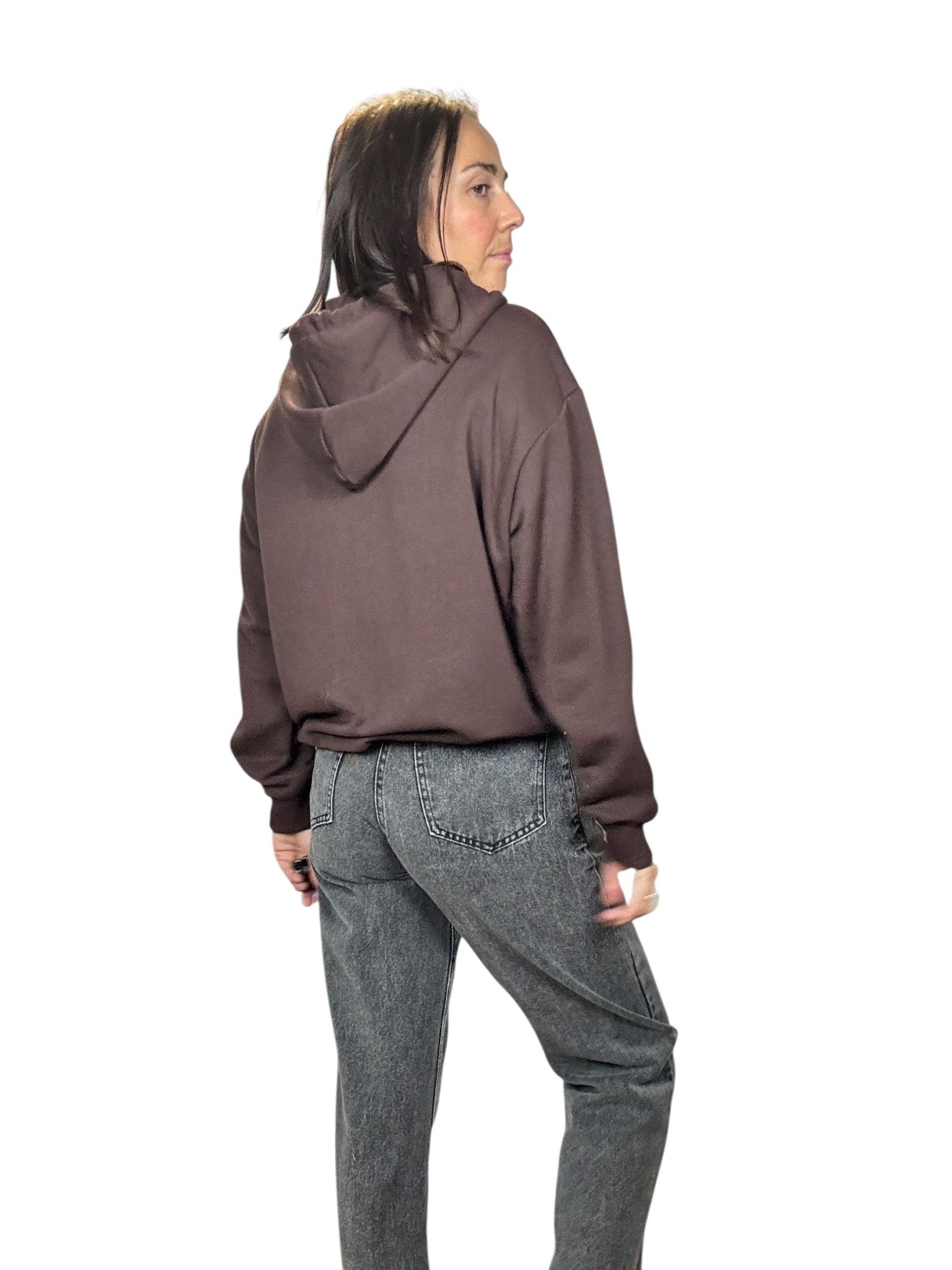 FELPA CON CAPPUCCIO SUSY MIX - XE BLU ABBIGLIAMENTO