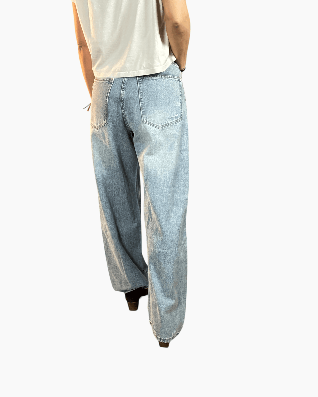 JEANS CINTURONE RISVOLTATO SUSY MIX - XE BLU ABBIGLIAMENTO