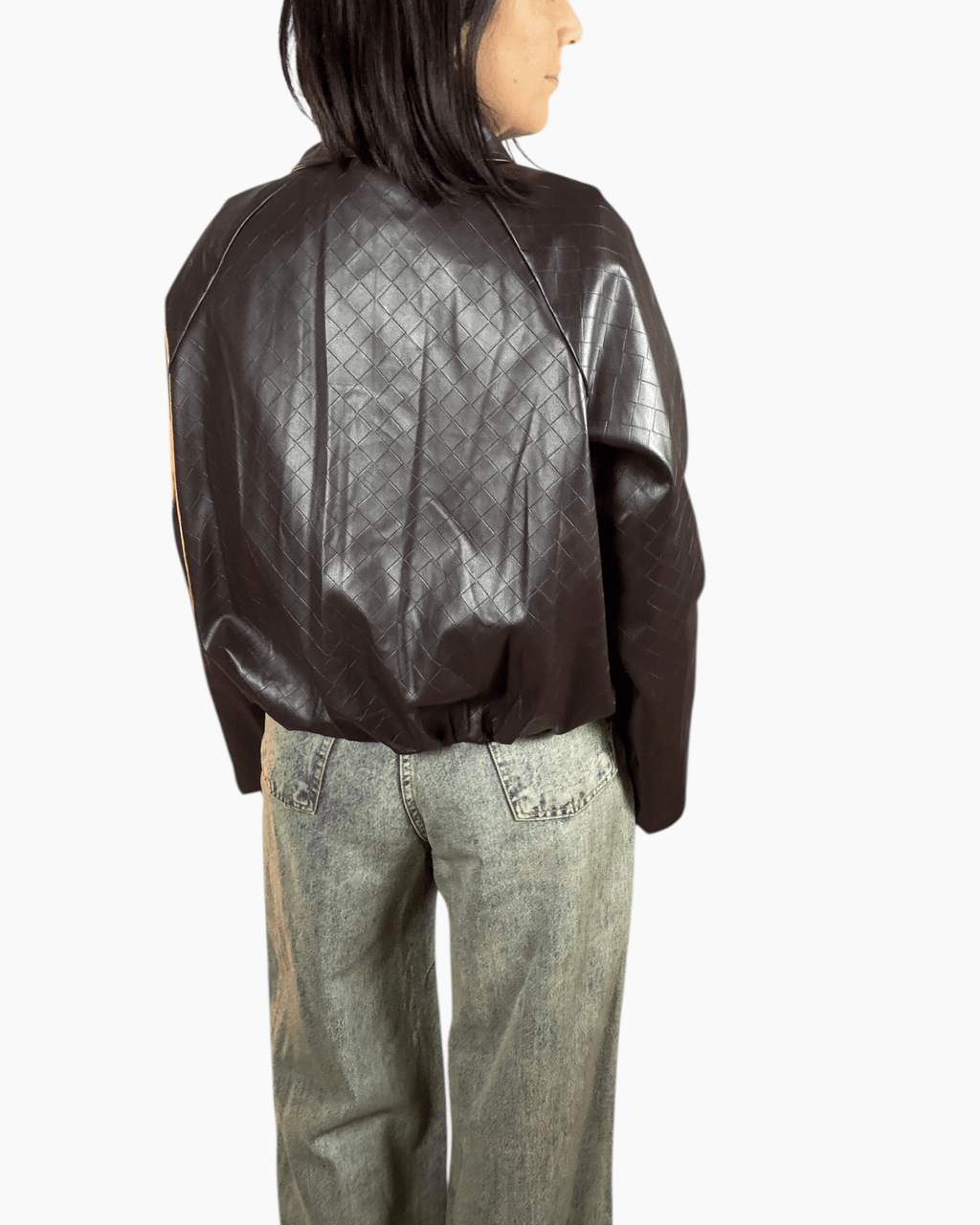 BOMBER INTRECCIATO SUSY MIX - XE BLU ABBIGLIAMENTO