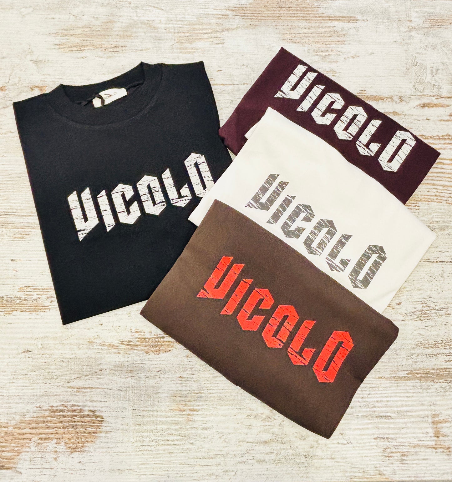 T-SHIRT LOGO ROCK VICOLO