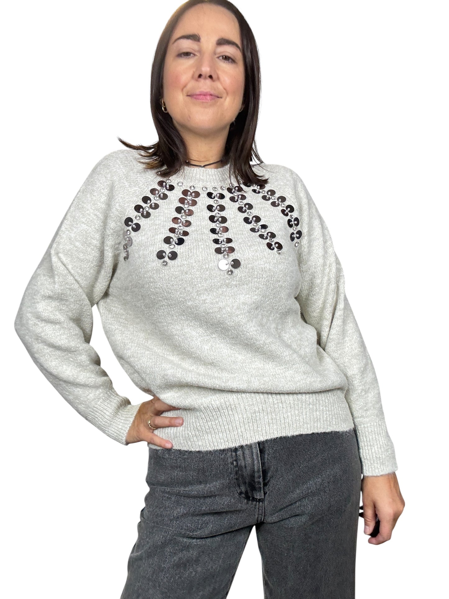 MAGLIA PAILLETTES SUYS MIX