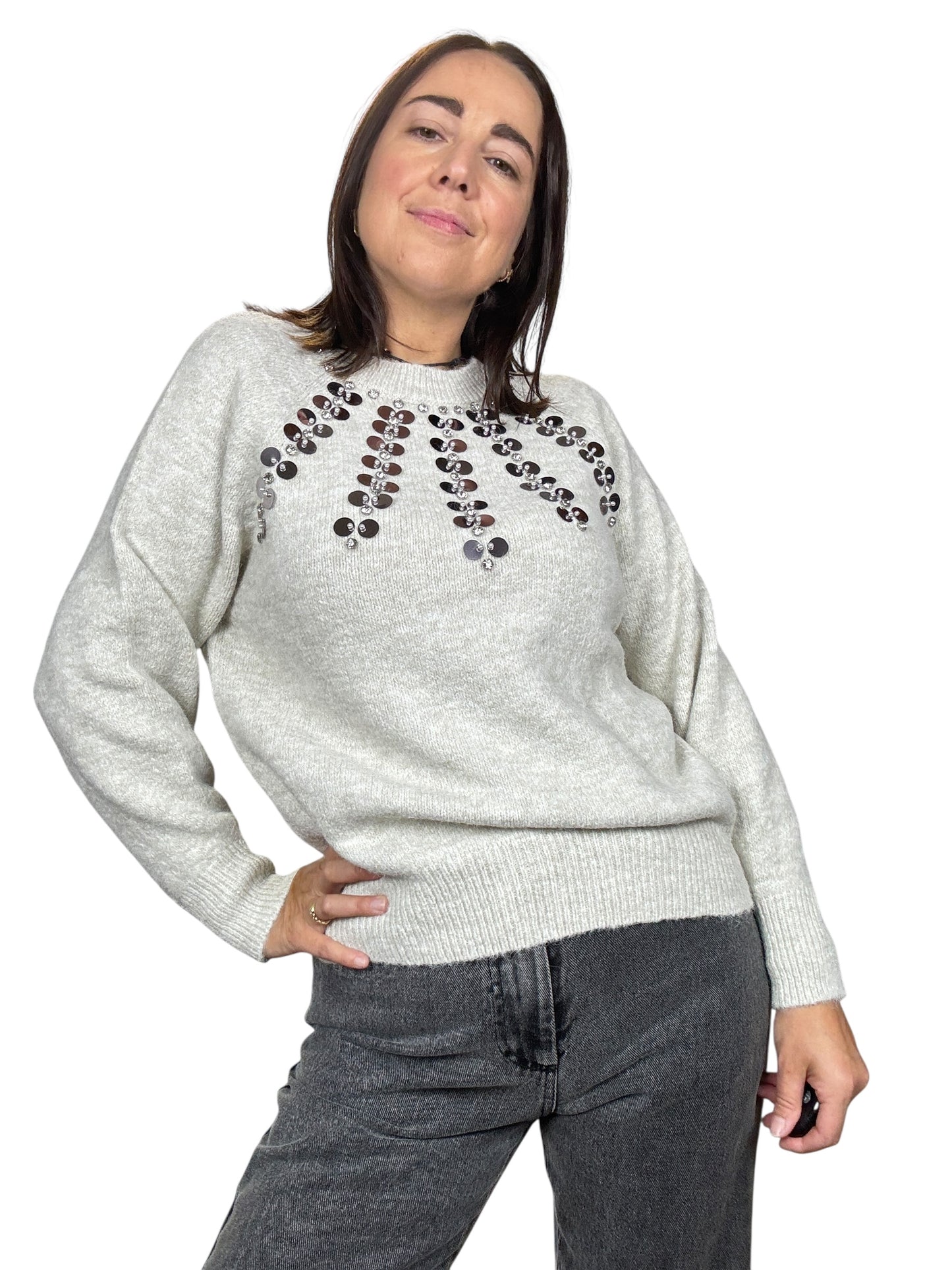 MAGLIA PAILLETTES SUYS MIX