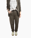 PANTALONE CARROT IN FELPA SUSY MIX - XE BLU ABBIGLIAMENTO