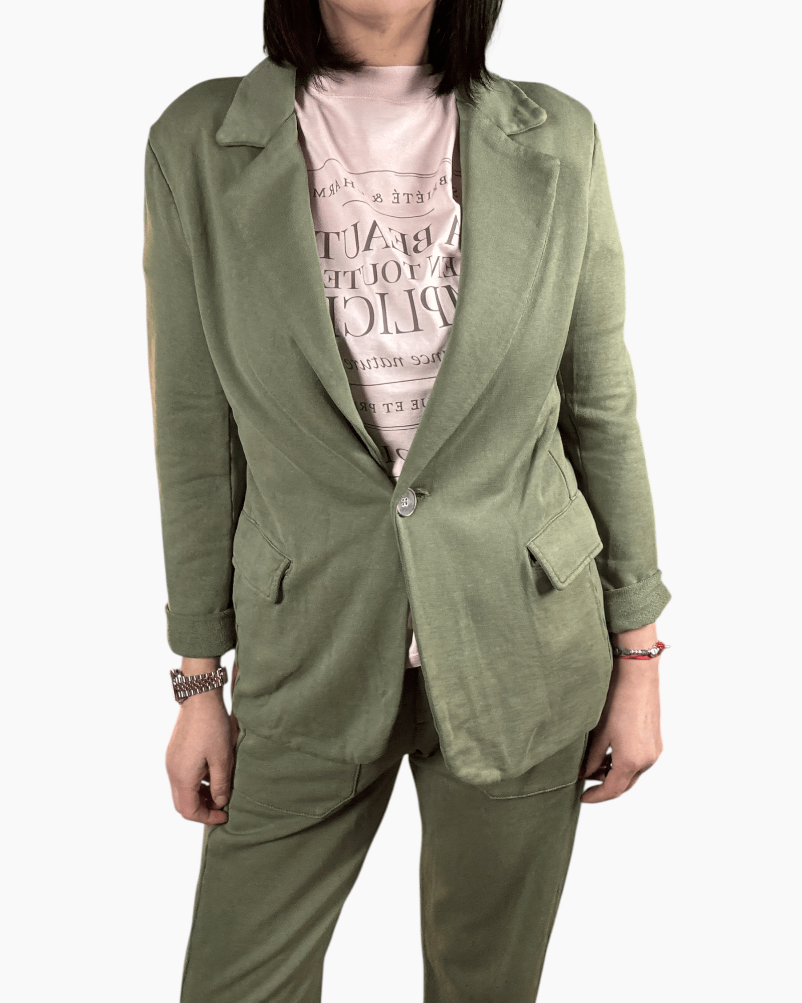 GIACCA IN FELPA SUSY MIX - XE BLU ABBIGLIAMENTO