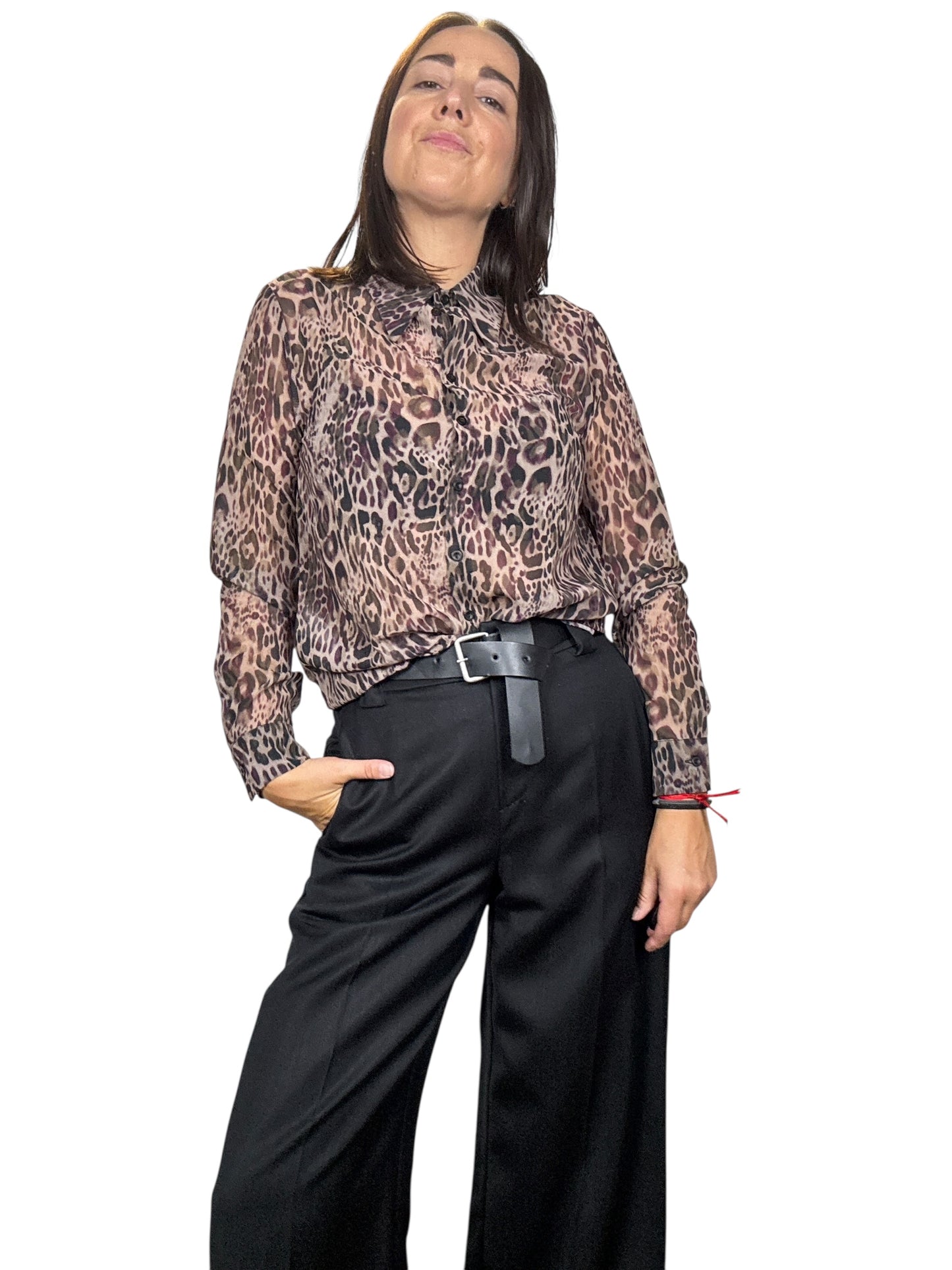 CAMICIA STAMPA MACULATA PICCOLA SUSY MIX