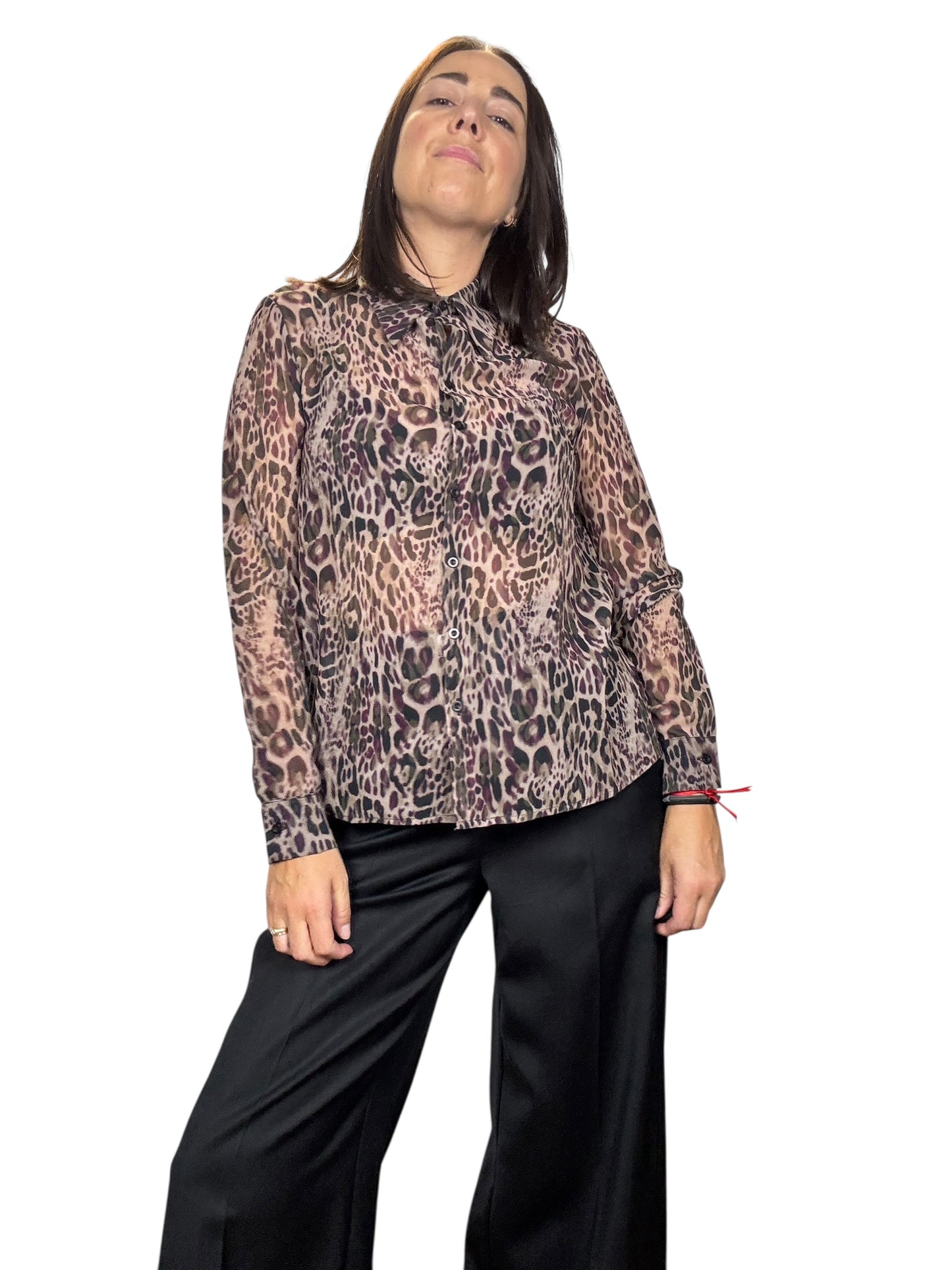 CAMICIA STAMPA MACULATA PICCOLA SUSY MIX
