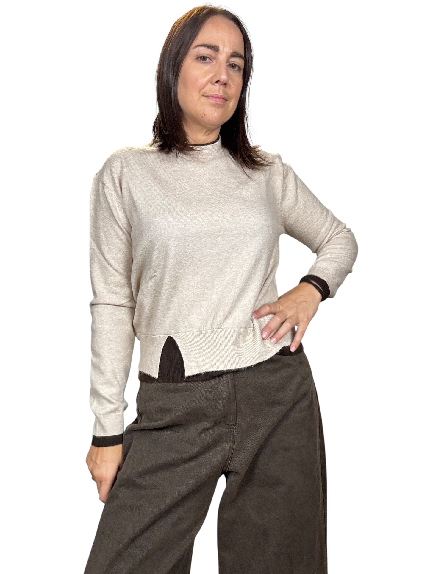 MAGLIA DOPPIO COLLO SUSY MIX