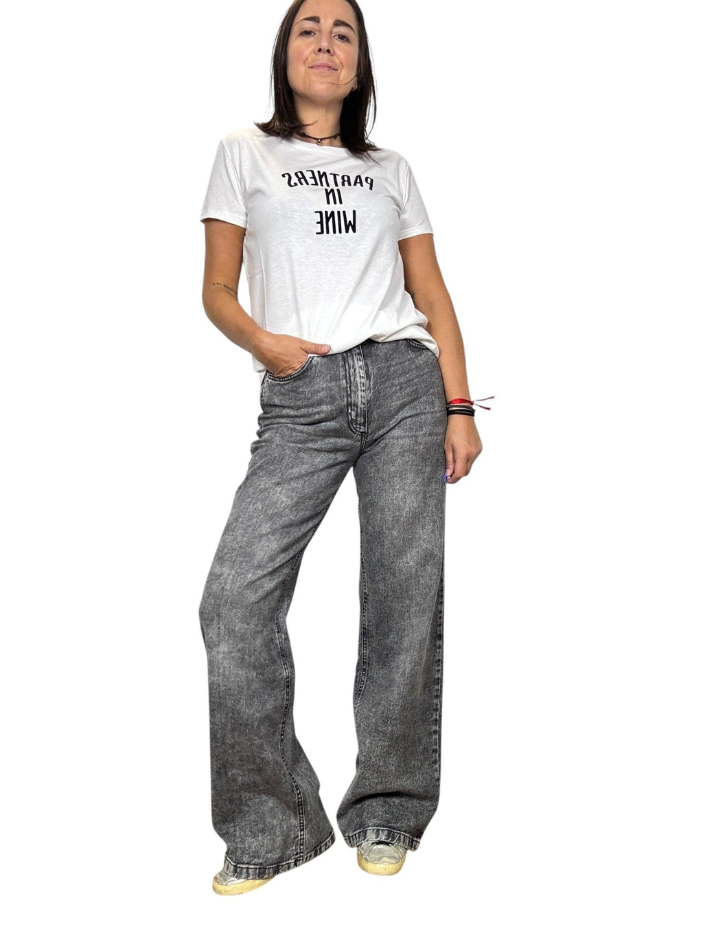 JEANS LONDON GRIGIO MARMORIZZATO HAVEONE - XE BLU ABBIGLIAMENTO