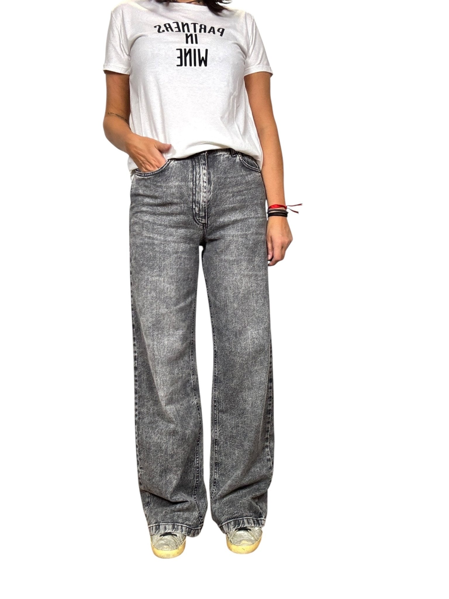JEANS LONDON GRIGIO MARMORIZZATO HAVEONE - XE BLU ABBIGLIAMENTO