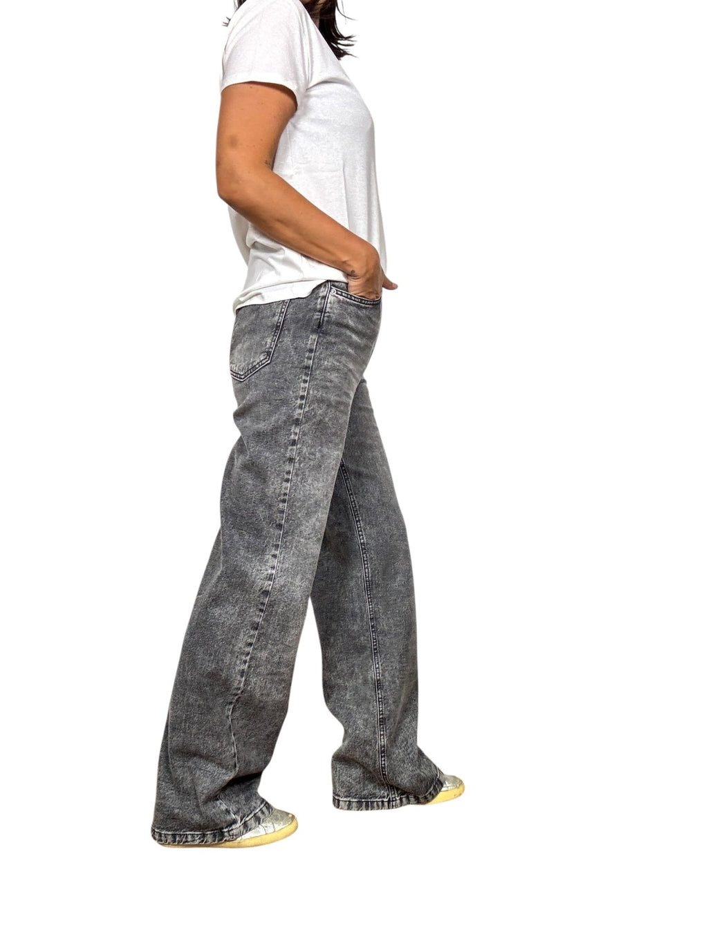 JEANS LONDON GRIGIO MARMORIZZATO HAVEONE - XE BLU ABBIGLIAMENTO