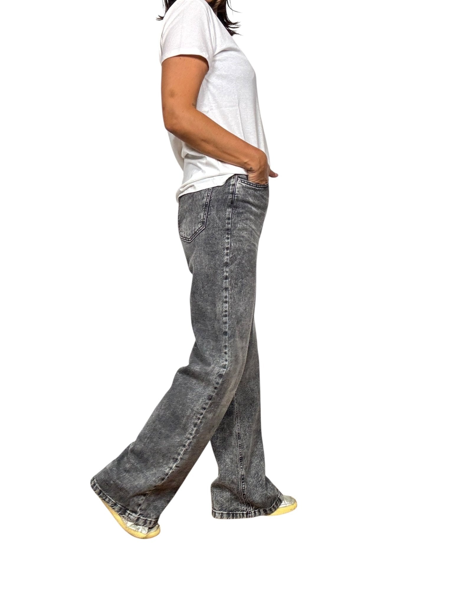 JEANS LONDON GRIGIO MARMORIZZATO HAVEONE - XE BLU ABBIGLIAMENTO