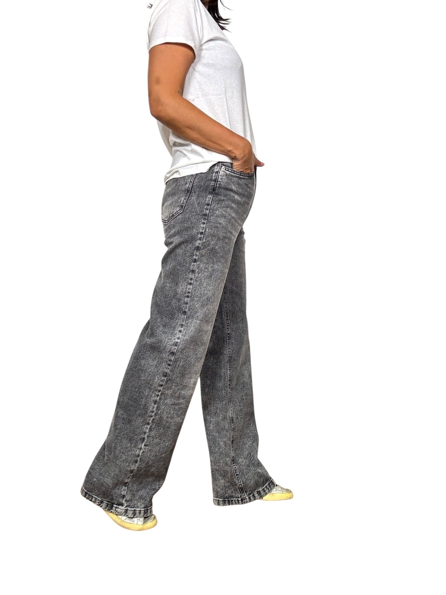 JEANS LONDON GRIGIO MARMORIZZATO HAVEONE - XE BLU ABBIGLIAMENTO