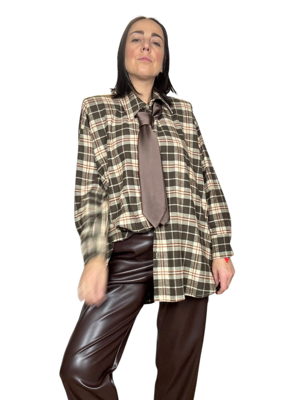 CAMICIA A QUADRI MOTEL - XE BLU ABBIGLIAMENTO