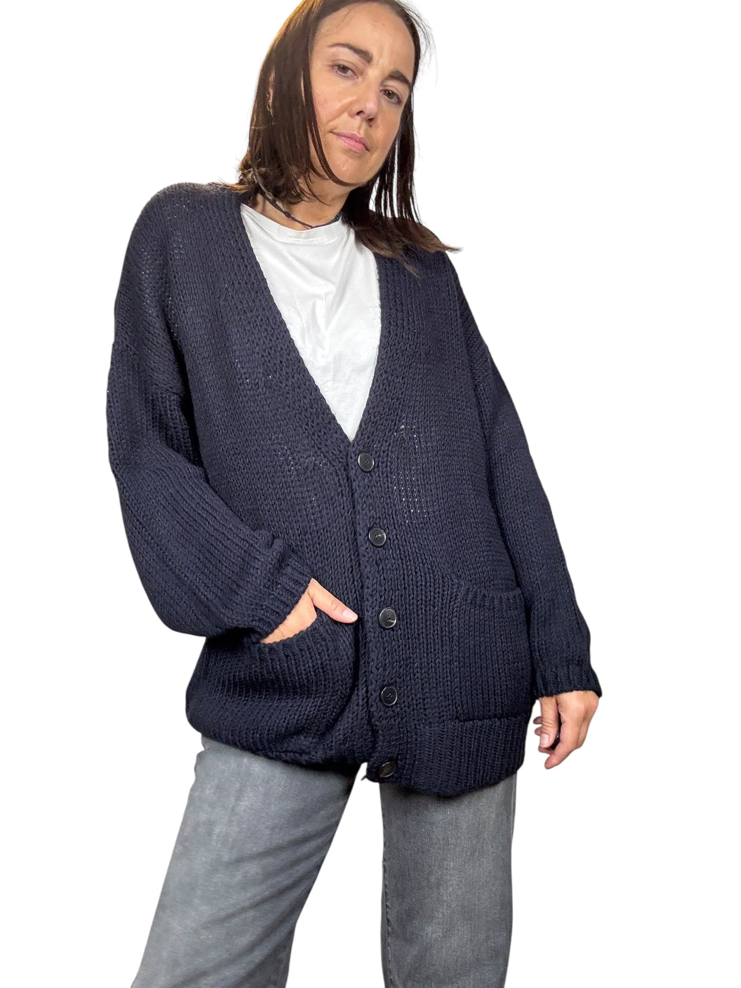 CARDIGAN CON BOTTONI VICOLO