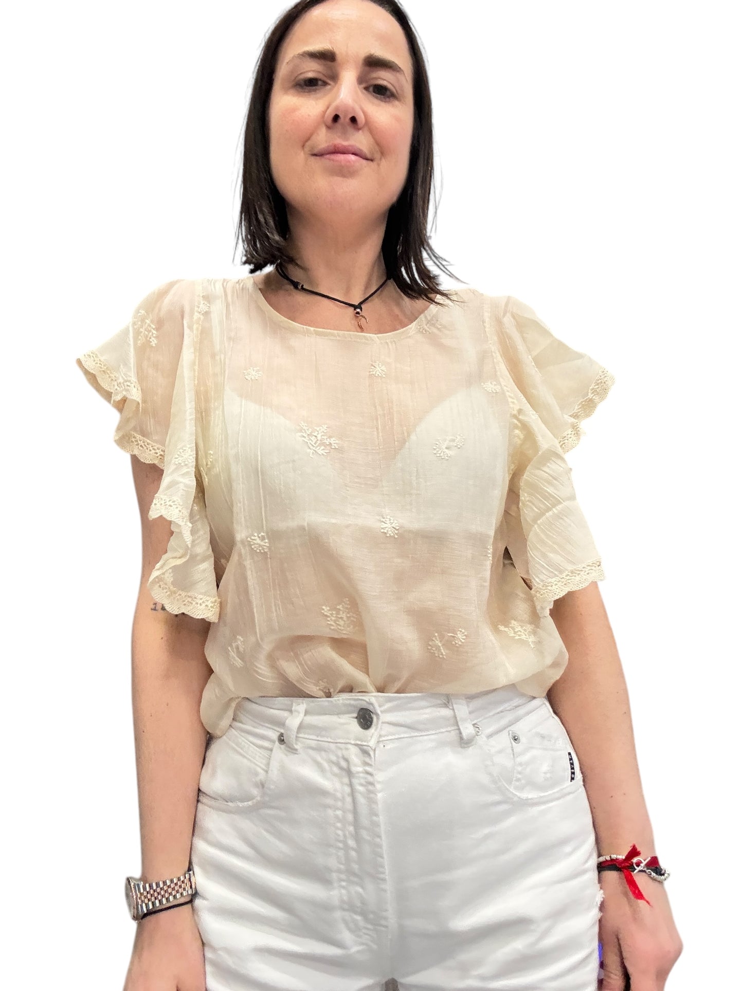 CAMICIA RICAMATA SUSY MIX