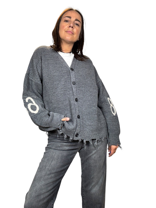 CARDIGAN LOGO VICOLO